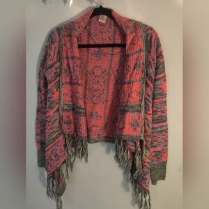 Belle Du Jour Brand Small Boho Cardigan